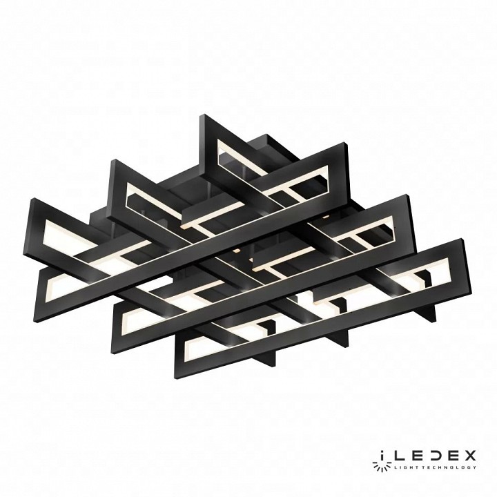 Потолочная люстра iledex stalker 9082-800*800-x 192w bk
