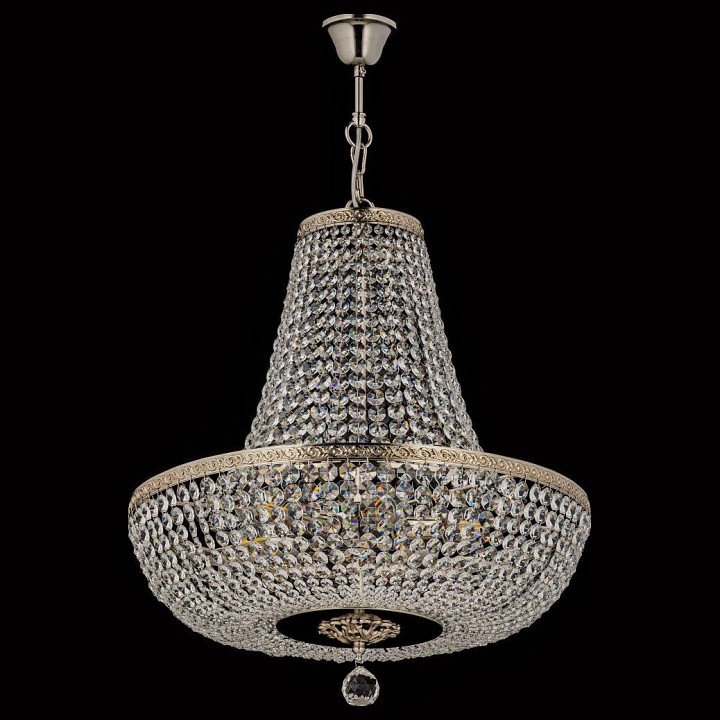 Подвесная люстра arti lampadari castellana nickel castellana e 1.5.50.100 n