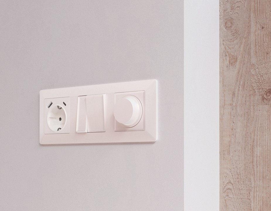 Рамка на 3 поста ambrella volt line af110203