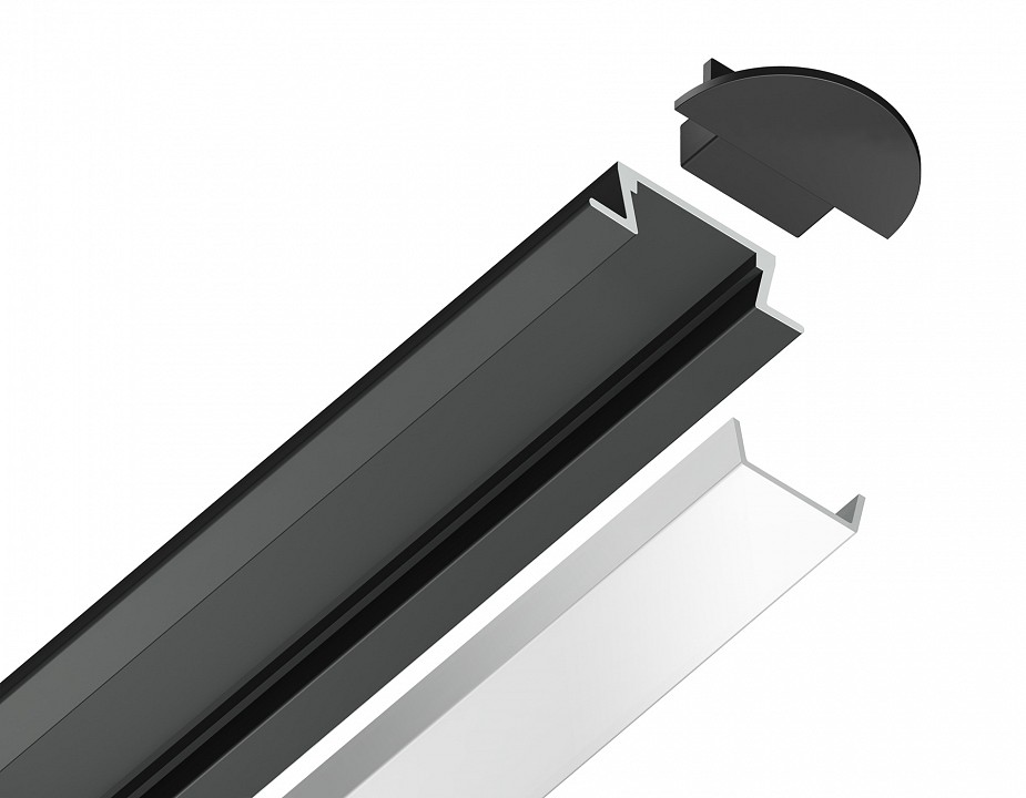 Профиль встраиваемый ambrella light gp gp1001bk