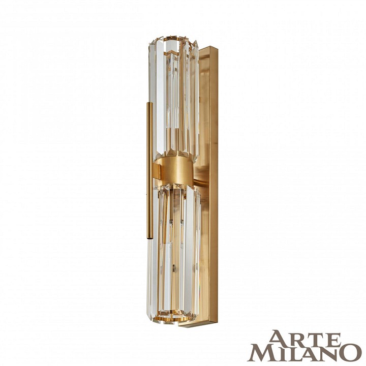 Накладной светильник arte milano am-0011 0011b.d100.h560.e14.2 g
