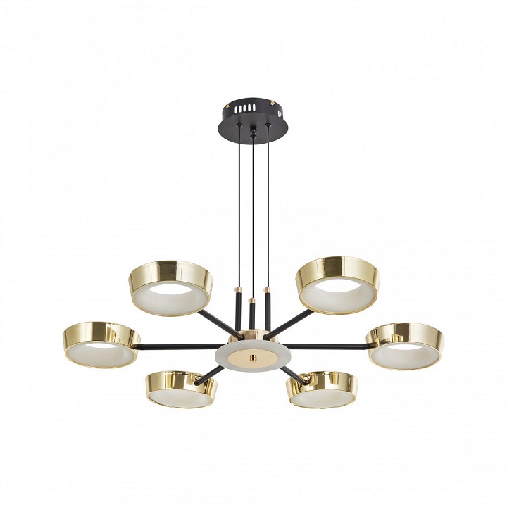 Подвесная люстра arte milano ferrara-71079 271079/6 bk/gd