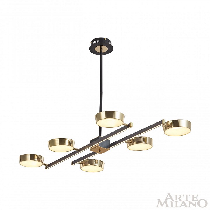 Люстра на штанге arte milano ferrara-71279 271279/6l ni/gd