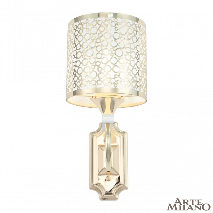 Бра arte milano florentia-9787 309787/1w wh/gd