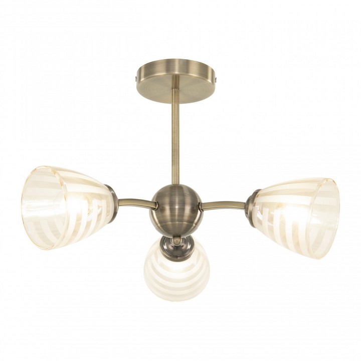 Люстра на штанге arte milano napoli-320107 320107/3 ab