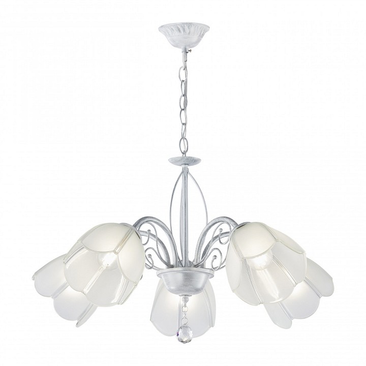 Подвесная люстра arte milano amalfi-2656 332656/5 wt+sl