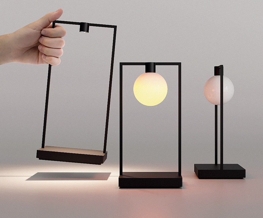 Настольная лампа декоративная artemide curiosity 0175010a