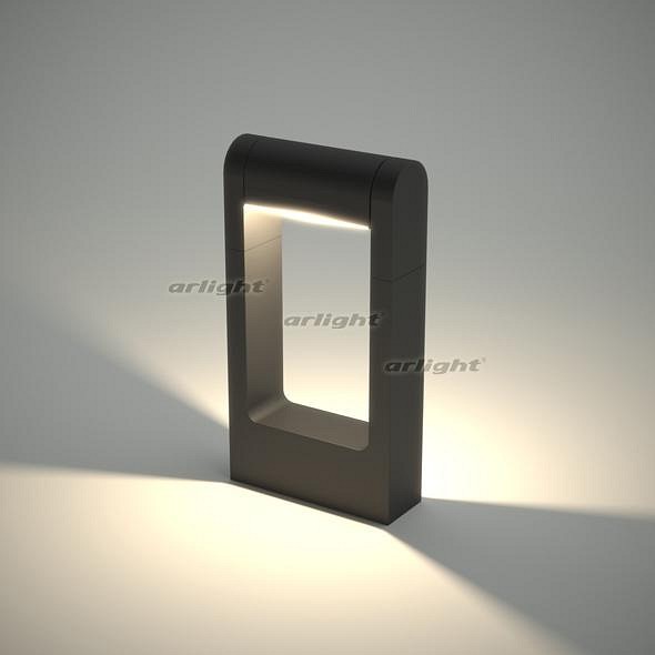 Наземный низкий светильник arlight lgd-path-frame-rotary-h300-6w warm3000 (bk, 111 deg, 230v) 020344(1)