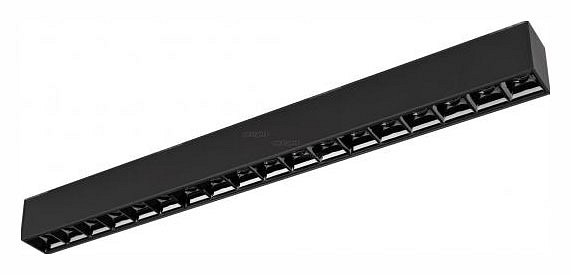 Встраиваемый светильник arlight mag-laser-45-l480-18w warm3000 (bk, 15 deg, 24v) 026941