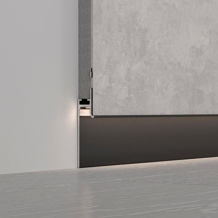 Профиль для плинтусов arlight arh-plintus 043665