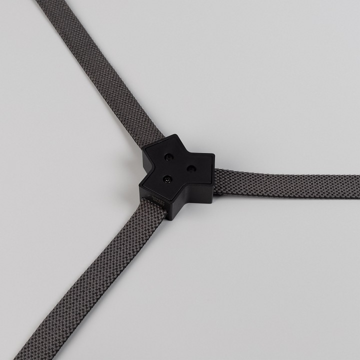 Соединитель x-образный для треков-ремней arlight  049827