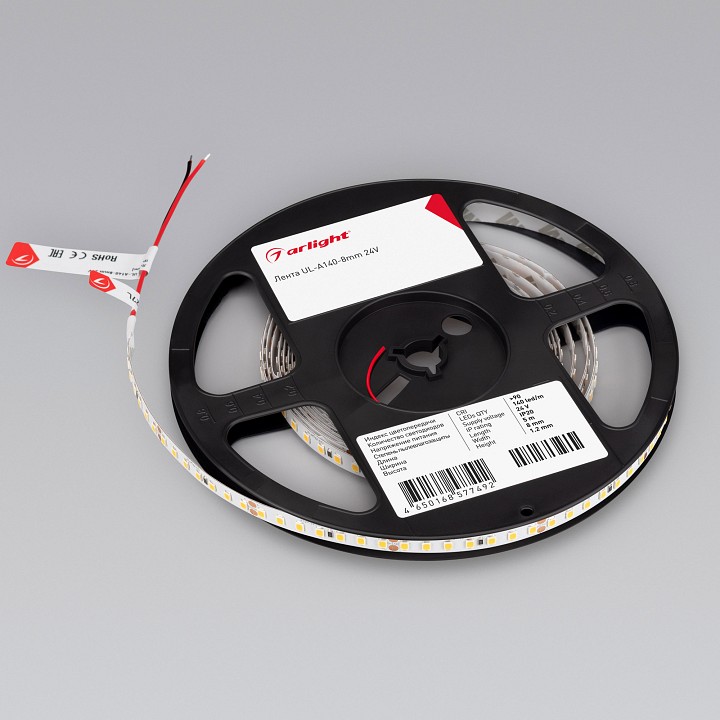 Лента светодиодная arlight ul-a140-8mm 24v 053455