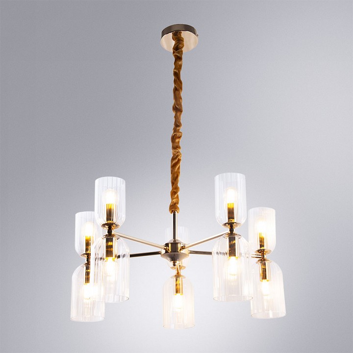 Подвесная люстра arte lamp charm a1623lm-10go