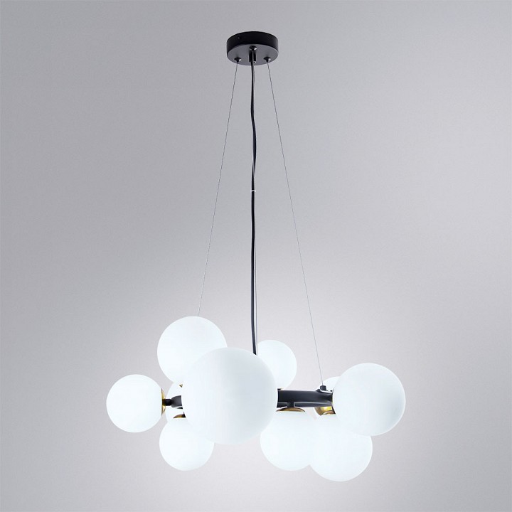 Подвесная люстра arte lamp gemini a2243sp-10bk