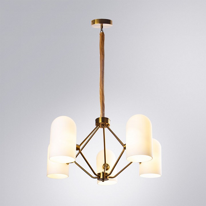 Подвесная люстра arte lamp cassel a5454lm-5pb