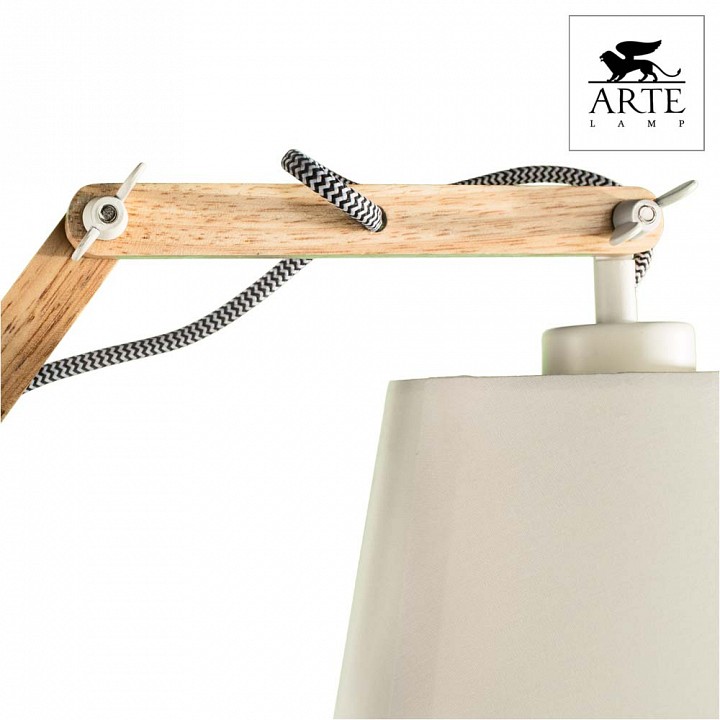 Настольная лампа декоративная arte lamp pinocchio a5700lt-1wh