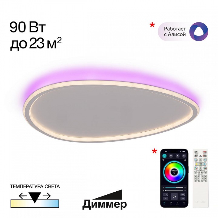 Накладной светильник citilux тrio cl215b260e