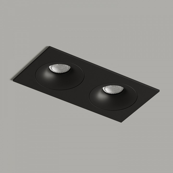 Встраиваемый светильник denkirs roto dk2122-bk