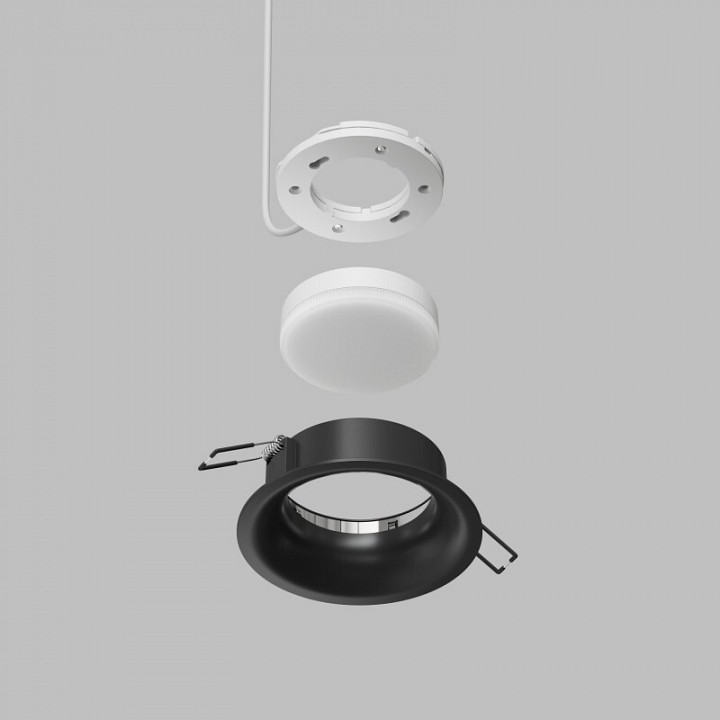 Встраиваемый светильник denkirs iner dk2150-bk