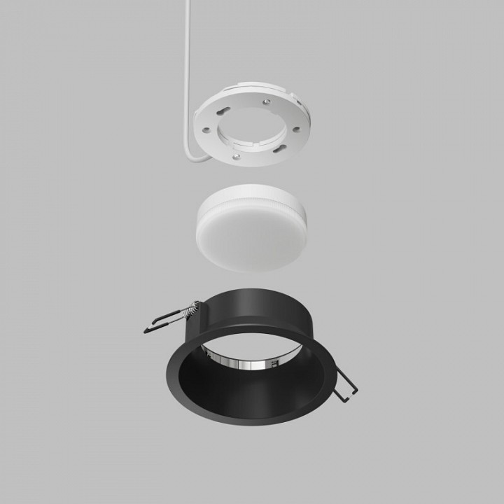 Встраиваемый светильник denkirs iner dk2155-bk