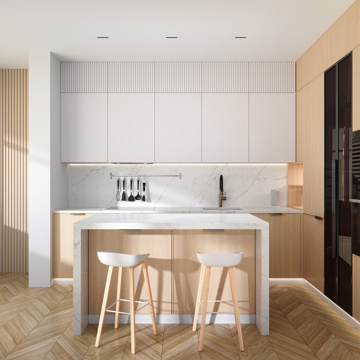 Встраиваемый светильник denkirs space dk2514-wb