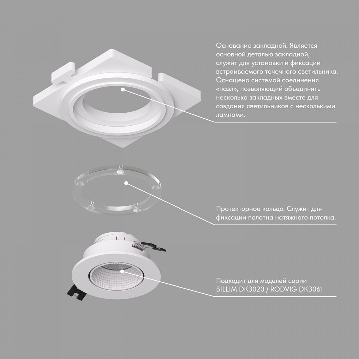 Кольцо декоративное denkirs scb dk3020/61-scb