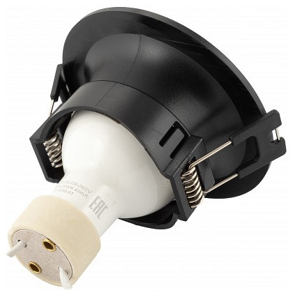 Встраиваемый светильник denkirs dk3024 dk3024-bk