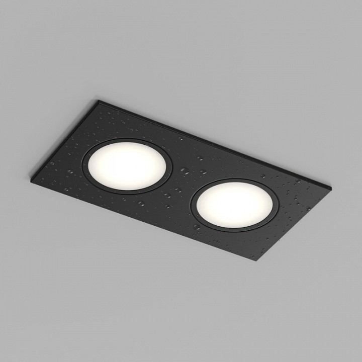 Встраиваемый светильник denkirs port dk3112-bk