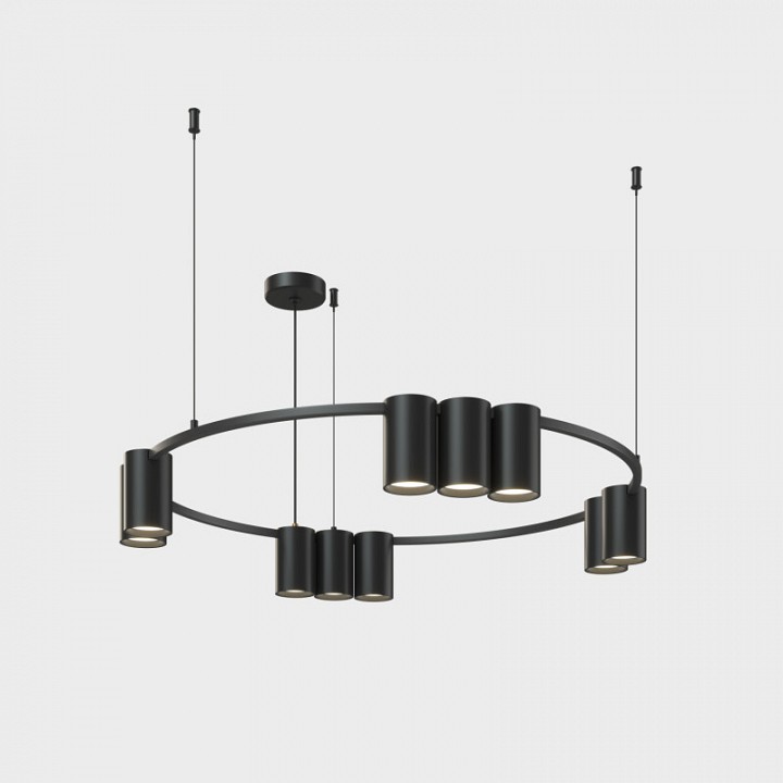 Подвесная люстра denkirs orbit dk4065-bk