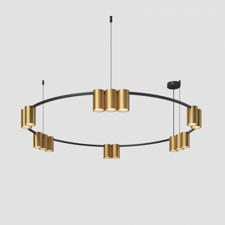 Подвесная люстра denkirs orbit dk4067-bk+sg