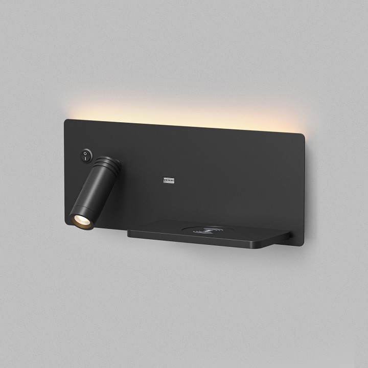 Бра с подсветкой denkirs chargelux dk5093-bk