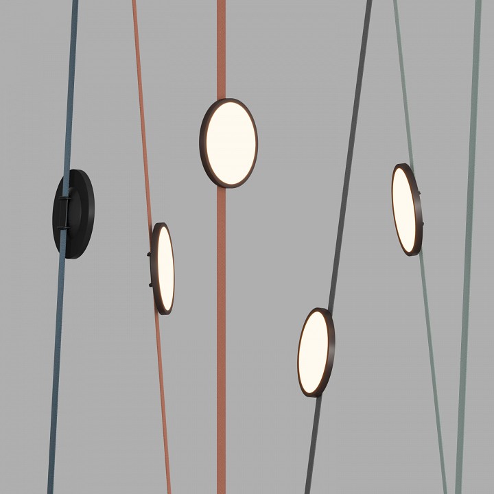 Накладной светильник denkirs belty flow dk5567-bk