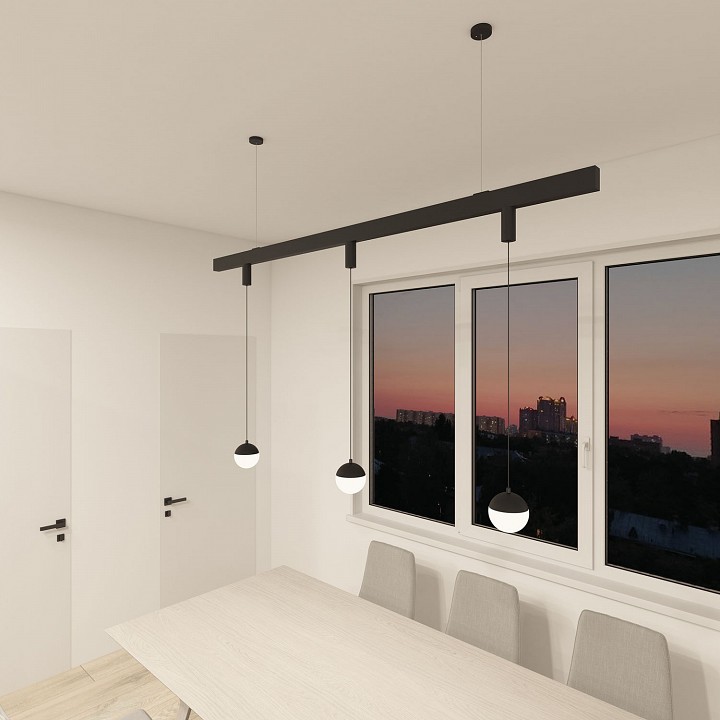 Подвесной светильник denkirs smart мун dk8056-bk