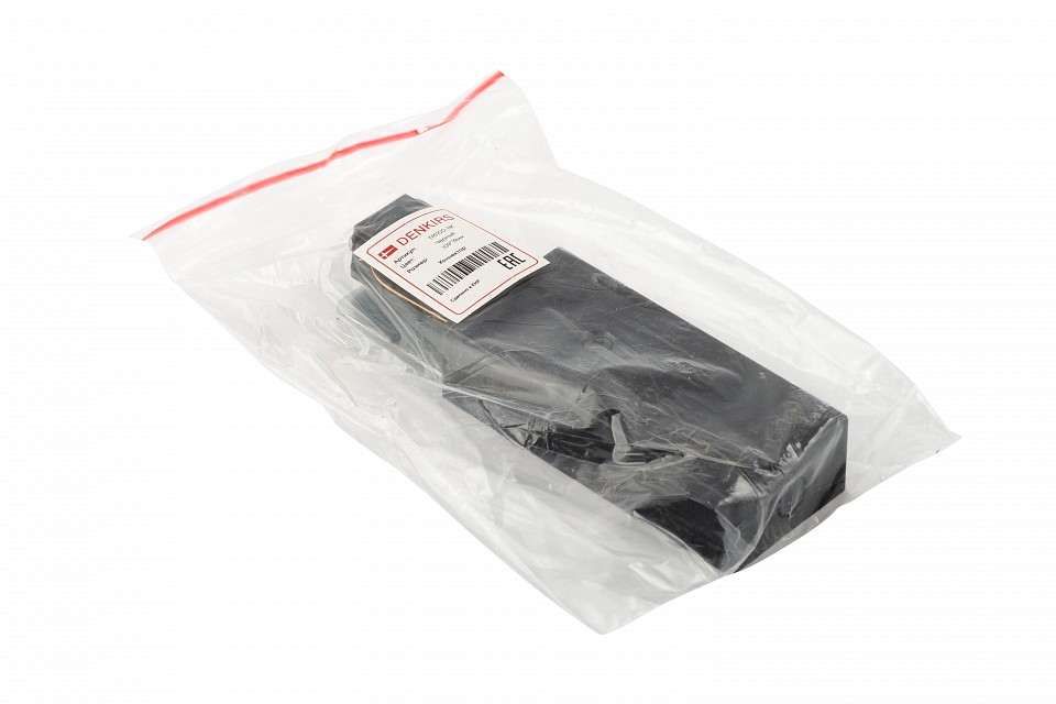 Токопровод концевой denkirs dk track black tr1100-bk