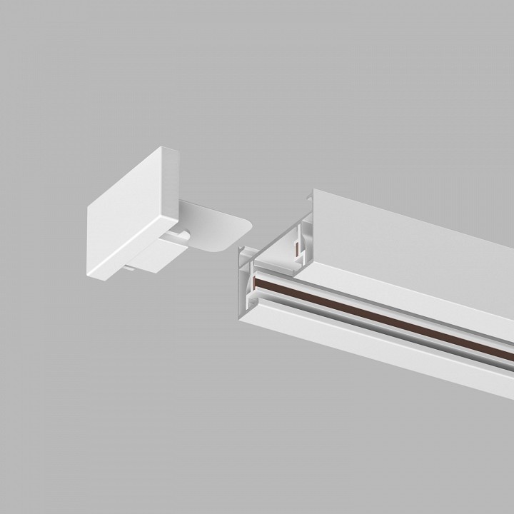 Заглушка для трека denkirs dk track white tr1107-wh
