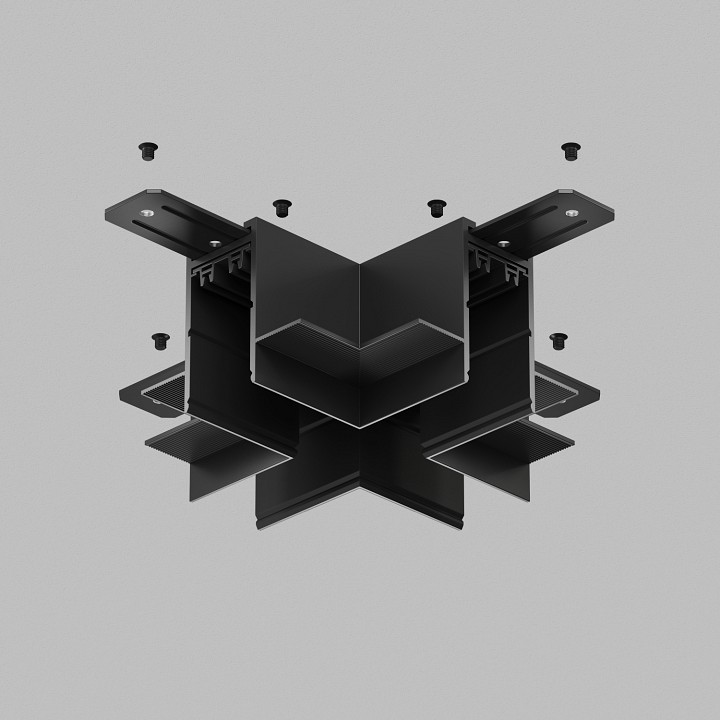 Соединитель x-образный для треков denkirs smart hide tr2114-bk