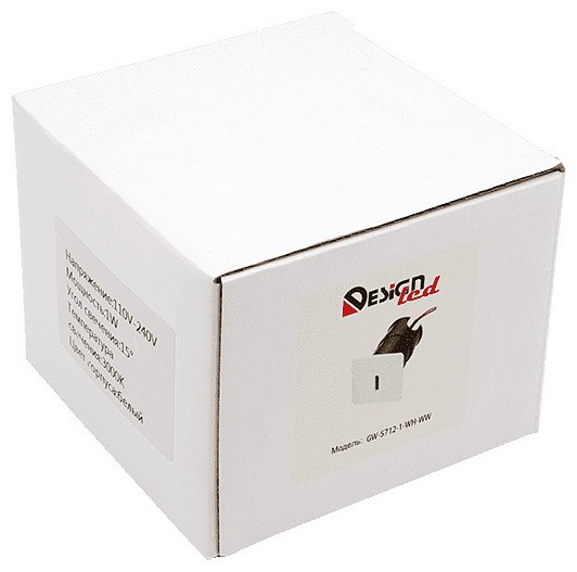 Встраиваемый светильник designled tik gw-s712-3-wh-ww