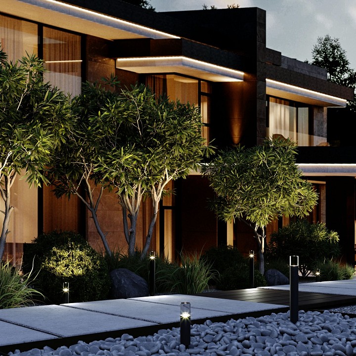 Наземный низкий светильник elektrostandard hidden a066034