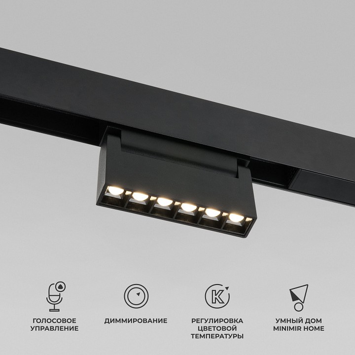 Накладной светильник elektrostandard slim magnetic a066586
