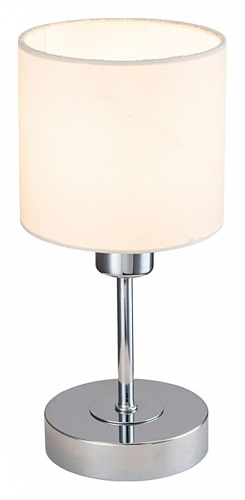 Настольная лампа декоративная escada denver 1109/1 chrome/beige