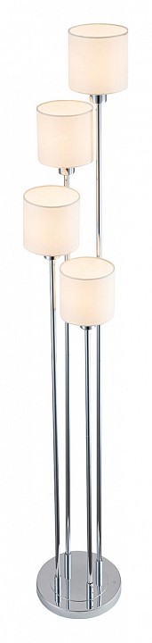 Торшер escada denver 1109/4 chrome/beige