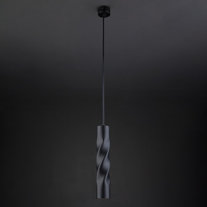 Подвесной светильник eurosvet scroll 50136/1 led черный