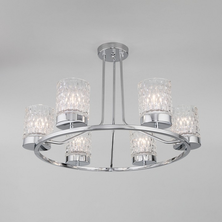 Люстра на штанге eurosvet calle 60127/6 хром