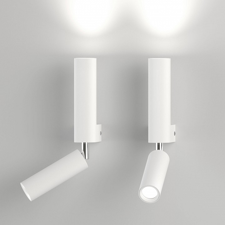 Бра с подсветкой eurosvet pitch 40020/1 led белый