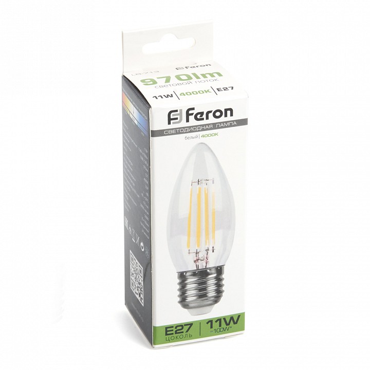 Лампа светодиодная feron lb-713 e27 11вт 4000k 38273