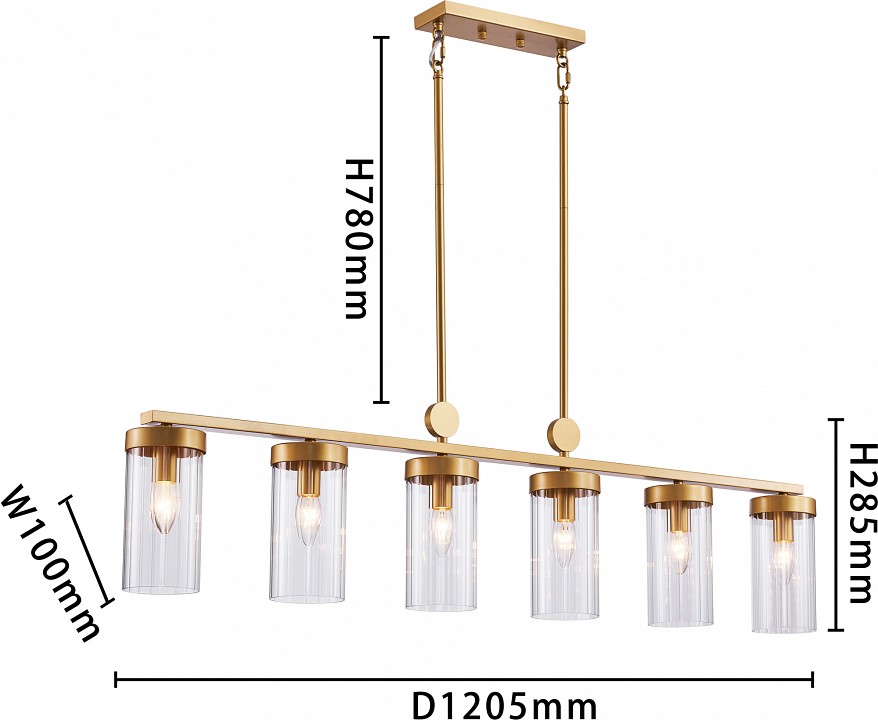 Светильник на штанге favourite radiales 3099-6u