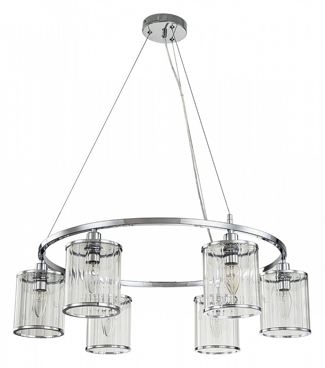 Подвесная люстра indigo dante 13022/6p chrome