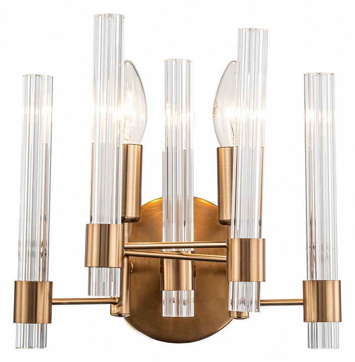 Бра indigo favara 11040/2w brass