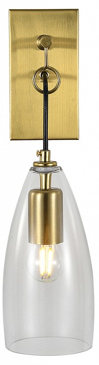 Бра indigo goccia 11064/1w clear