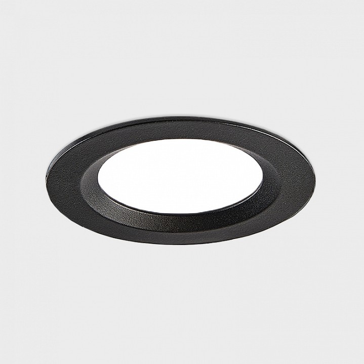 Встраиваемый светильник italline it08 it08-8018 black 4000k